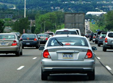 Traffic in Barrie, Ontario