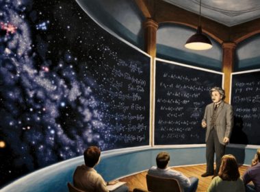 Chalkboard Universe by Rob Gonsalves