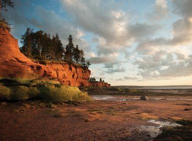 The tides at Burncoat Head in Nova Scotia's Minas Basin