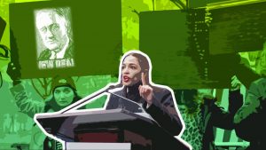 Alexandria Ocasio-Cortez, a key proponent of a New Green Deal