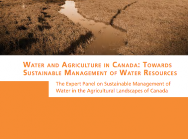 Water and Agriculture in Canada book review A\J AlternativesJournal.ca